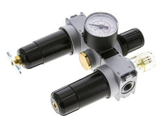FRL 3-Part G1/4'' 750 l/min 0.5-10.0bar/7-145psi Semi-Auto 40 mm Pressure Gauge Metal Multifix 0