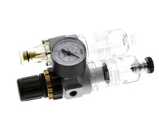 FRL 2-Part G1/8'' 350 l/min 0.5-10.0bar/7-145psi Semi-Auto Polycarbonate Standard 0