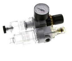 FRL 2-Part G1/4'' 350 l/min 0.5-10.0bar/7-145psi Semi-Auto Polycarbonate Standard 0