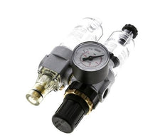 FRL 2-Part G1/4'' 350 l/min 0.5-10.0bar/7-145psi Semi-Auto Polycarbonate Standard 0