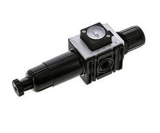 Filter-Regulator G1/4'' 1000 l/min 0.5-8.0bar/7-116psi Semi-Auto Metal Futura 0
