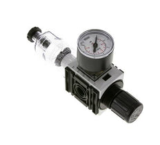 Filter-Regulator G1/4'' 1000 l/min 0.2-4.0bar/3-58psi Semi-Auto 40 mm Pressure Gauge Polycarbonate Futura 0