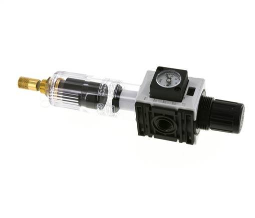 Filter-Regulator G1/4'' 1000 l/min 0.5-10.0bar/7-145psi Auto Polycarbonate Futura 0