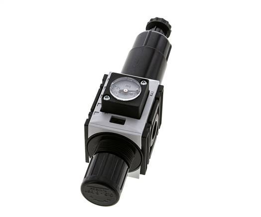 Filter-Regulator G1/4'' 1000 l/min 0.5-8.0bar/7-116psi Semi-Auto Metal Futura 0