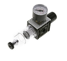 Filter-Regulator G1/4'' 1000 l/min 0.2-4.0bar/3-58psi Semi-Auto 40 mm Pressure Gauge Polycarbonate Futura 0