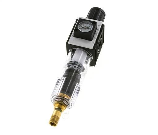Filter-Regulator G1/4'' 1000 l/min 0.5-10.0bar/7-145psi Auto Polycarbonate Futura 0