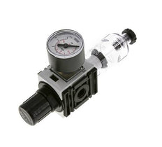 Filter-Regulator G1/4'' 1000 l/min 0.2-4.0bar/3-58psi Semi-Auto 40 mm Pressure Gauge Polycarbonate Futura 0