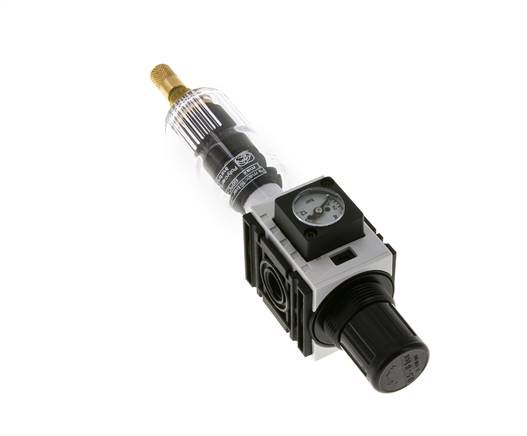 Filter-Regulator G1/4'' 1000 l/min 0.5-8.0bar/7-116psi Auto Polycarbonate Futura 0