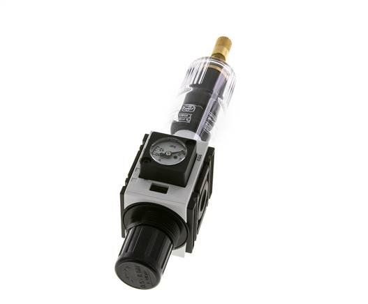 Filter-Regulator G1/4'' 1000 l/min 0.5-8.0bar/7-116psi Auto Polycarbonate Futura 0