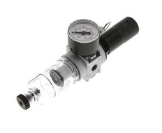 Filter-Regulator G1/8'' 1450 l/min 0.1-3.0bar/1-44psi Semi-Auto 40 mm Pressure Gauge Cylinder Lock Polycarbonate Multifix 0