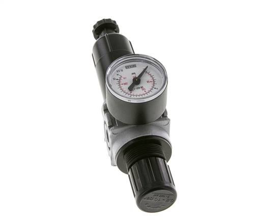 Filter-Regulator G1/8'' 1450 l/min 0.5-10.0bar/7-145psi Semi-Auto 40 mm Pressure Gauge Metal Multifix 0