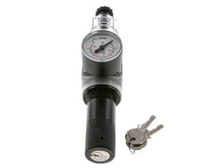 Filter-Regulator G1/8'' 1450 l/min 0.1-3.0bar/1-44psi Semi-Auto 40 mm Pressure Gauge Cylinder Lock Polycarbonate Multifix 0