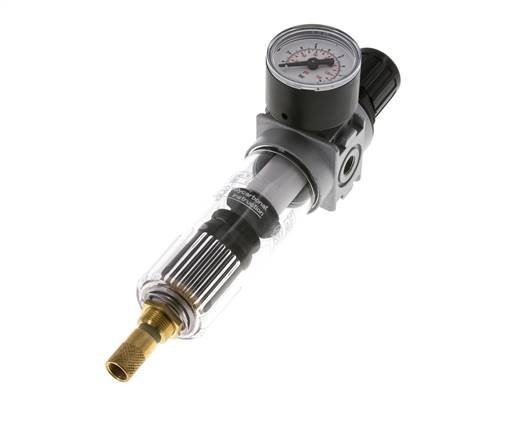 Filter-Regulator G1/8'' 1450 l/min 0.2-6.0bar/3-87psi Auto 40 mm Pressure Gauge Polycarbonate Multifix 0