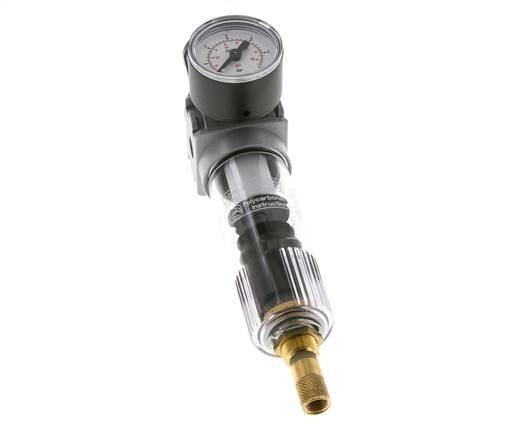 Filter-Regulator G1/8'' 1450 l/min 0.1-3.0bar/1-44psi Auto 40 mm Pressure Gauge Polycarbonate Multifix 0