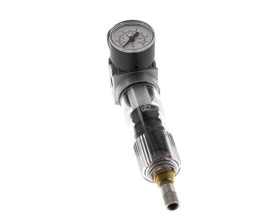 Filter-Regulator G1/8'' 1450 l/min 0.2-6.0bar/3-87psi Auto (Closed Without Pressure) 40 mm Pressure Gauge Polycarbonate Multifix 0