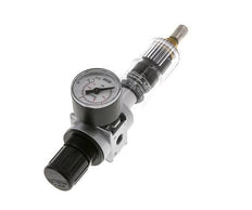 Filter-Regulator G1/8'' 1450 l/min 0.5-10.0bar/7-145psi Auto (Closed Without Pressure) 40 mm Pressure Gauge Polycarbonate Multifix 0