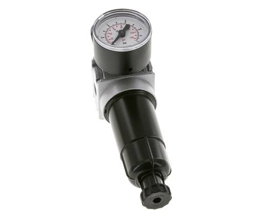 Filter-Regulator G1/8'' 1450 l/min 0.2-6.0bar/3-87psi Semi-Auto 40 mm Pressure Gauge Metal Multifix 0