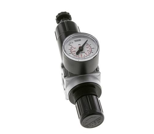 Filter-Regulator G1/8'' 1450 l/min 0.2-6.0bar/3-87psi Semi-Auto 40 mm Pressure Gauge Metal Multifix 0