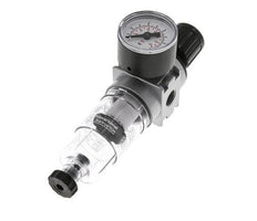 Filter-Regulator G1/4'' 1450 l/min 0.2-6.0bar/3-87psi Semi-Auto 40 mm Pressure Gauge Polycarbonate Multifix 0