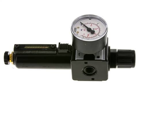 Filter-Regulator G1/4'' 1600 l/min 0.5-10.0bar/7-145psi Semi-Auto Metal Multifix 1