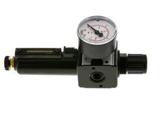 Filter-Regulator G1/4'' 1600 l/min 0.5-10.0bar/7-145psi Semi-Auto Metal Multifix 1