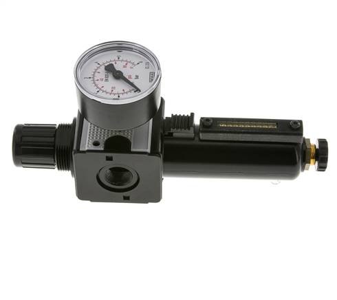Filter-Regulator G3/8'' 1600 l/min 0.1-3.0bar/1-44psi Semi-Auto Metal Multifix 1