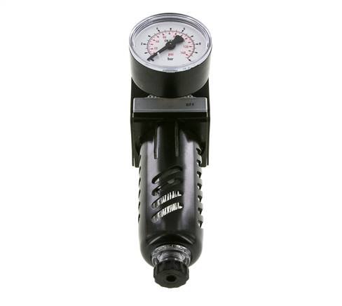Filter-Regulator G3/8'' 1600 l/min 0.2-6.0bar/3-87psi Semi-Auto Protective Cage Polycarbonate Multifix 1