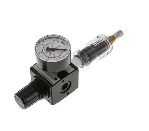 Filter-Regulator G1/4'' 1600 l/min 0.5-16.0bar/7-232psi Auto (Closed Without Pressure) Polycarbonate Multifix 1