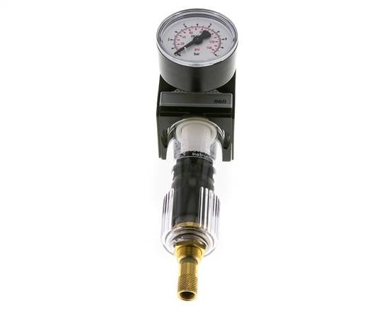 Filter-Regulator G1/4'' 1600 l/min 0.2-6.0bar/3-87psi Auto Polycarbonate Multifix 1