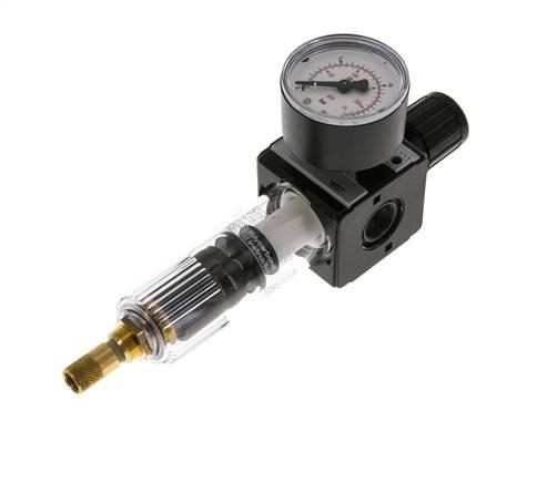 Filter-Regulator G3/8'' 1600 l/min 0.5-10.0bar/7-145psi Auto Polycarbonate Multifix 1