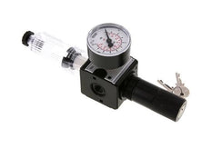 Filter-Regulator G1/4'' 1600 l/min 0.2-6.0bar/3-87psi Semi-Auto Cylinder Lock Polycarbonate Multifix 1