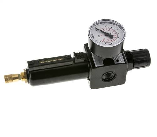 Filter-Regulator G1/4'' 1600 l/min 0.2-6.0bar/3-87psi Auto Metal Multifix 1