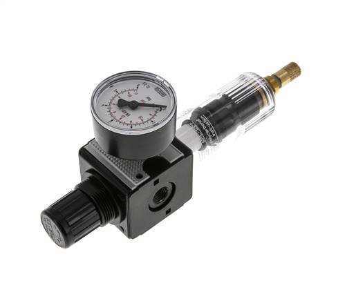 Filter-Regulator G1/4'' 1600 l/min 0.1-3.0bar/1-44psi Auto Polycarbonate Multifix 1