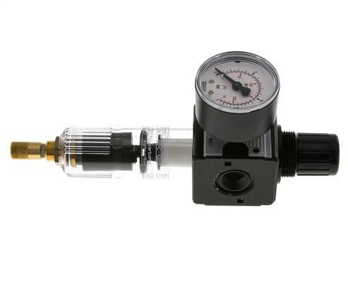 Filter-Regulator G3/8'' 1600 l/min 0.5-10.0bar/7-145psi Auto Polycarbonate Multifix 1
