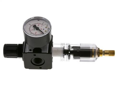 Filter-Regulator G3/8'' 1600 l/min 0.5-10.0bar/7-145psi Auto Polycarbonate Multifix 1