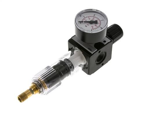 Filter-Regulator G3/8'' 1600 l/min 0.5-16.0bar/7-232psi Auto Polycarbonate Multifix 1