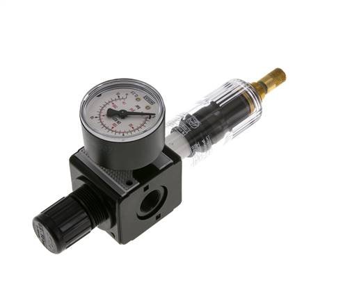 Filter-Regulator G3/8'' 1600 l/min 0.5-10.0bar/7-145psi Auto Polycarbonate Multifix 1