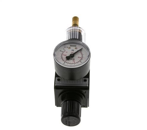 Filter-Regulator G3/8'' 1600 l/min 0.5-10.0bar/7-145psi Auto Polycarbonate Multifix 1