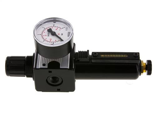Filter-Regulator G1/4'' 1600 l/min 0.1-3.0bar/1-44psi Semi-Auto Metal Multifix 1