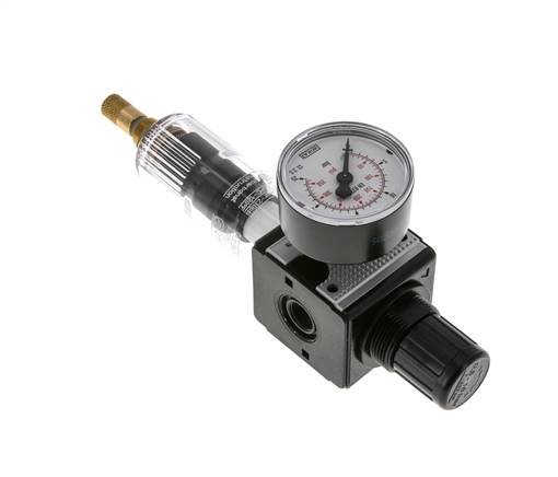Filter-Regulator G1/4'' 1600 l/min 0.5-16.0bar/7-232psi Auto Polycarbonate Multifix 1