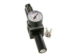 Filter-Regulator G3/8'' 1600 l/min 0.5-10.0bar/7-145psi Semi-Auto Cylinder Lock Metal Multifix 1