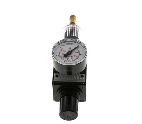Filter-Regulator G3/8'' 1600 l/min 0.5-16.0bar/7-232psi Auto Polycarbonate Multifix 1