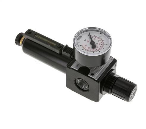 Filter-Regulator G3/8'' 1600 l/min 0.2-6.0bar/3-87psi Semi-Auto Metal Multifix 1
