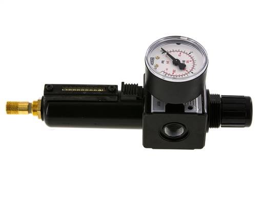Filter-Regulator G3/8'' 1600 l/min 0.5-10.0bar/7-145psi Auto Metal Multifix 1