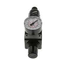 Filter-Regulator G1/4'' 1600 l/min 0.2-6.0bar/3-87psi Semi-Auto Protective Cage Polycarbonate Multifix 1