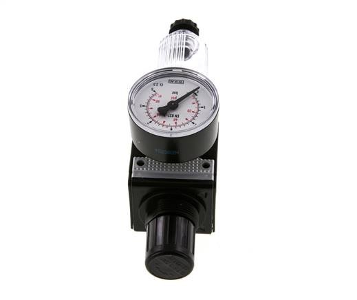 Filter-Regulator G3/8'' 1600 l/min 0.1-3.0bar/1-44psi Semi-Auto Polycarbonate Multifix 1