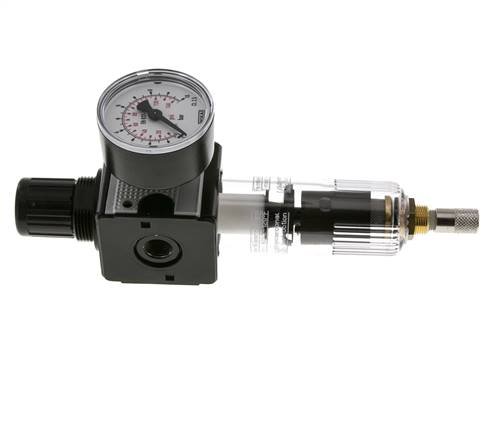 Filter-Regulator G1/4'' 1600 l/min 0.2-6.0bar/3-87psi Auto (Closed Without Pressure) Polycarbonate Multifix 1