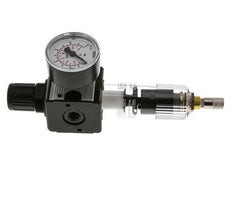 Filter-Regulator G1/4'' 1600 l/min 0.2-6.0bar/3-87psi Auto (Closed Without Pressure) Polycarbonate Multifix 1