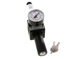 Filter-Regulator G3/8'' 1600 l/min 0.1-3.0bar/1-44psi Semi-Auto Cylinder Lock Polycarbonate Multifix 1