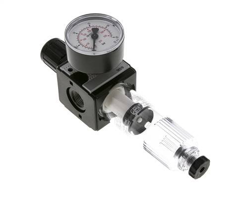 Filter-Regulator G3/8'' 1600 l/min 0.5-16.0bar/7-232psi Semi-Auto Polycarbonate Multifix 1